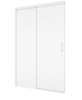 Ronal Sanswiss drzwi rozsuwane dwuczęściowe prawe 140,1-200x0-200 cm, szkło przezroczyste, profile WHITE LINE biały mat CAS2DSM20907